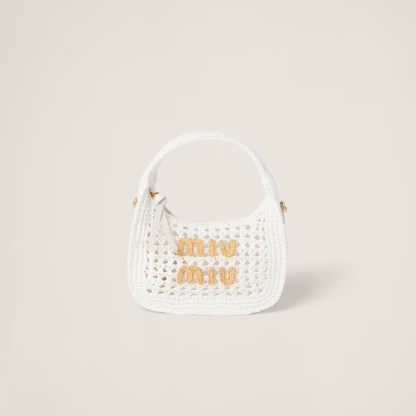 Wander woven fabric hobo bag